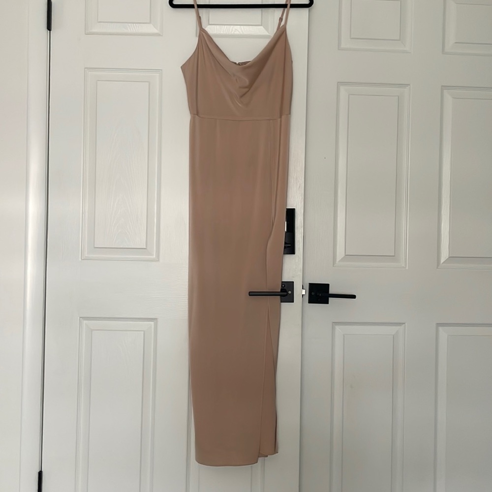NBD Beige Gown - Size M